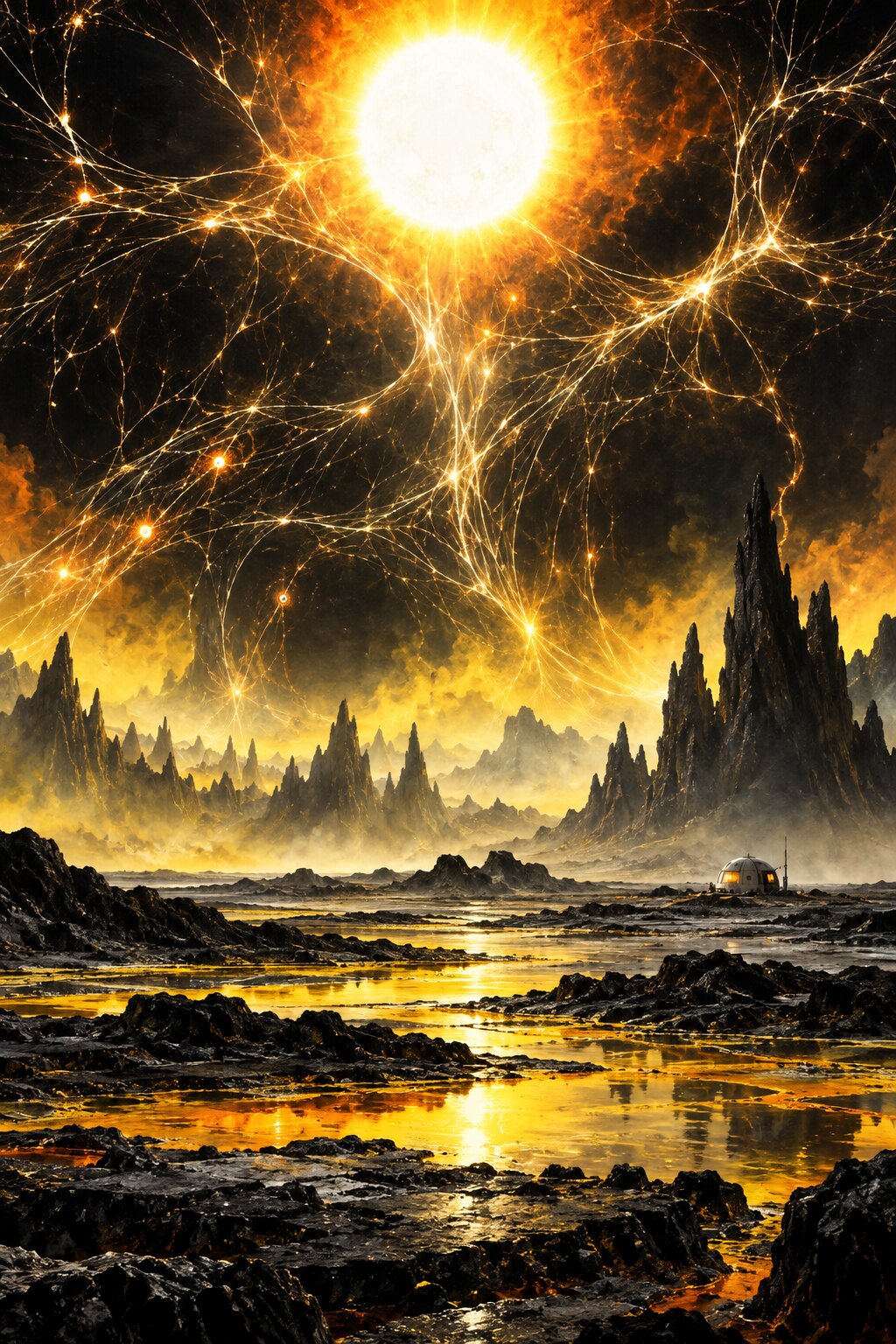 Concept cover artwork for The Sun Pathogen